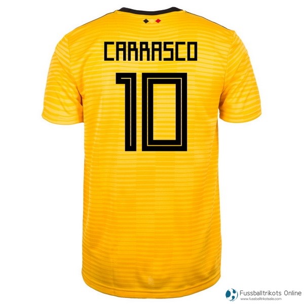 Belgica Trikot Auswarts Carrasco 2018 Gelb Fussballtrikots Günstig